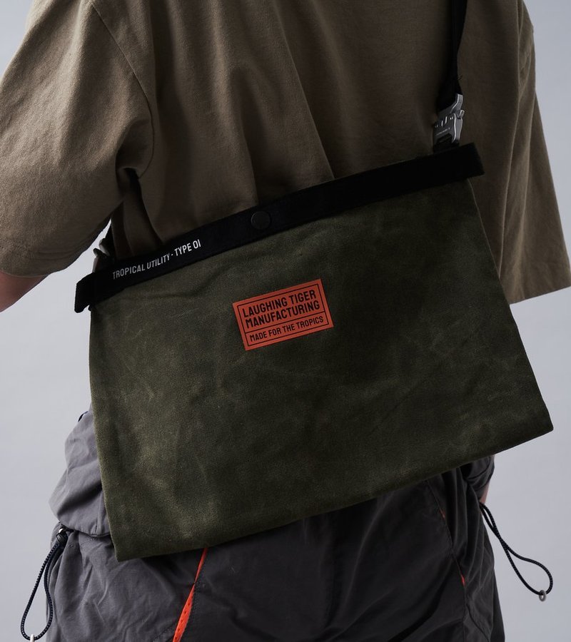 Tropical Utility Expandable Crossbody Bag
