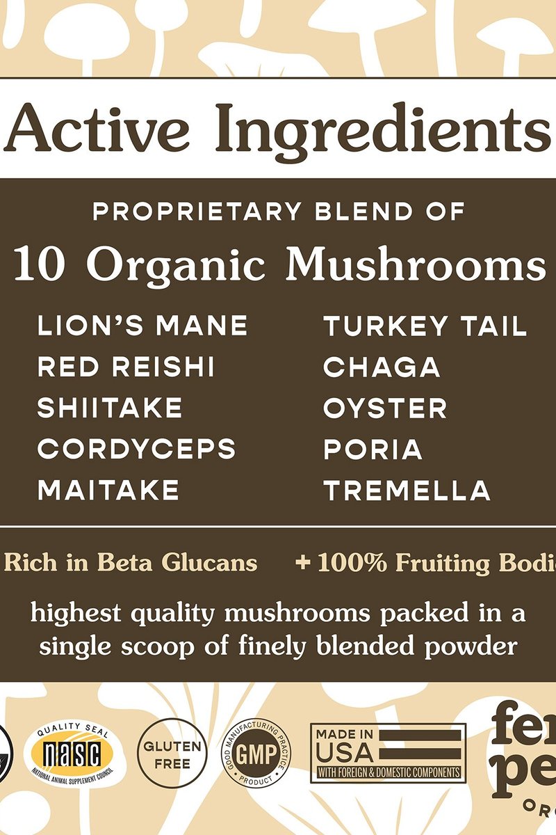 Organic Mushroom Blend for Immune Support