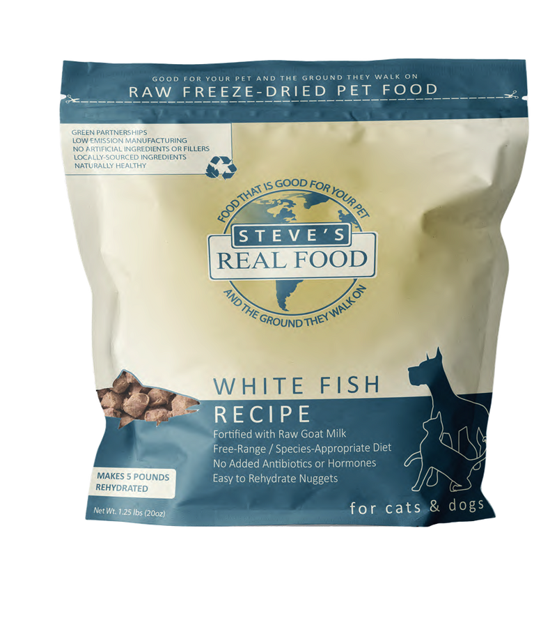 White Fish Freeze Dried Raw Nuggets