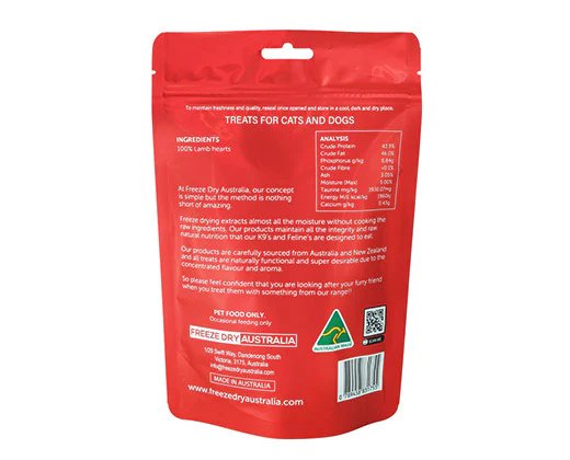 FDA - Lamb Hearts 100gm
