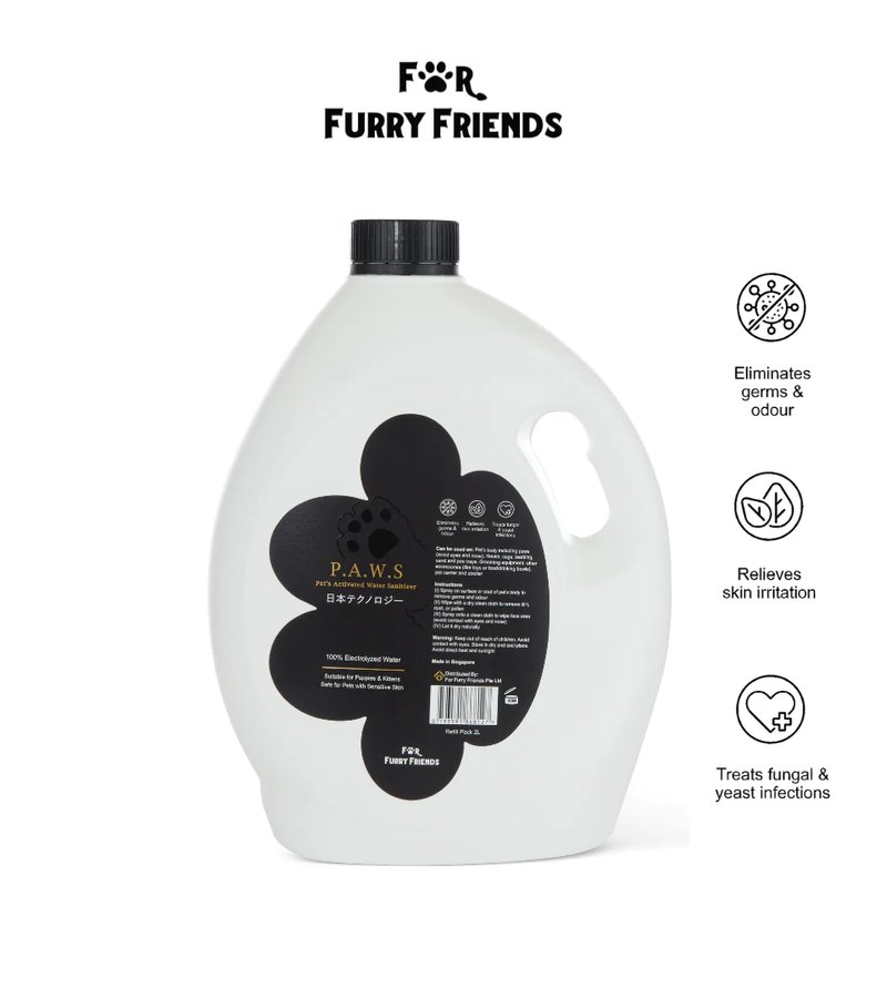 For Furry Friends Pet’s Activated Water Sanitizer (P.A.W.S) 
