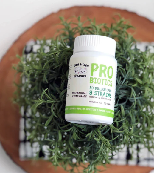 Dom & Cleo Organics Probiotics Supplement (30 Vcaps)