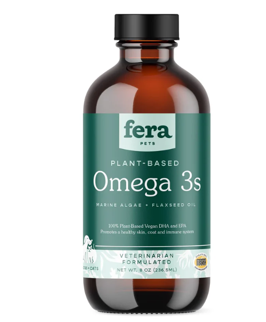 Fera Pet Organics Vegan Omega-3, 6, 9s Algae Oil (8oz / 236.5ml)
