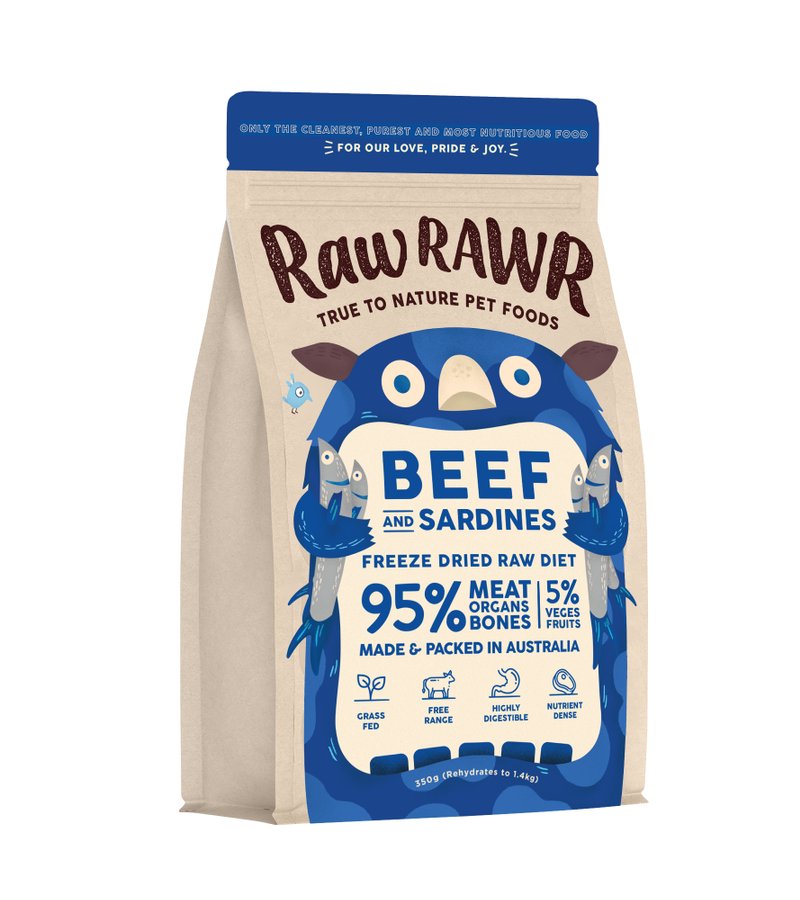 Freeze Dried Beef & Sardine (Healthy Skin & Coat)