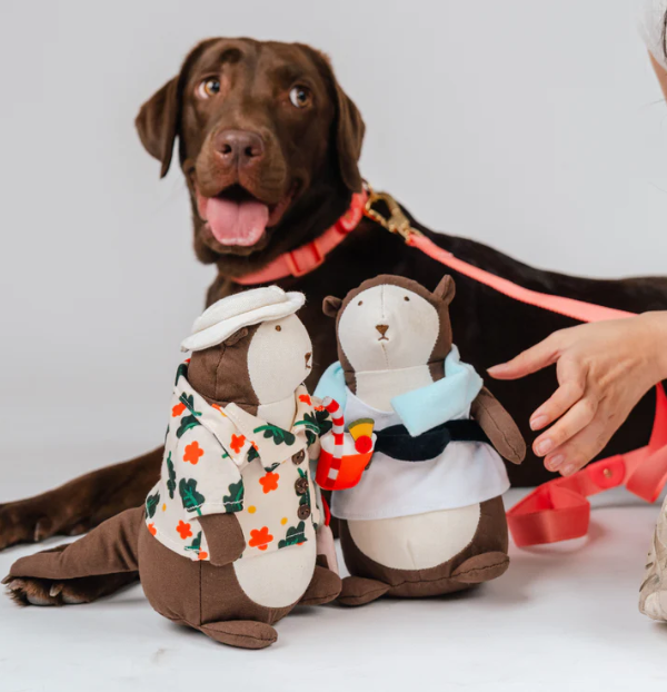 Gentle Pup Bishan the Otter Squeaker Toy | Kopi Uncle