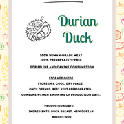 durian duck jerky