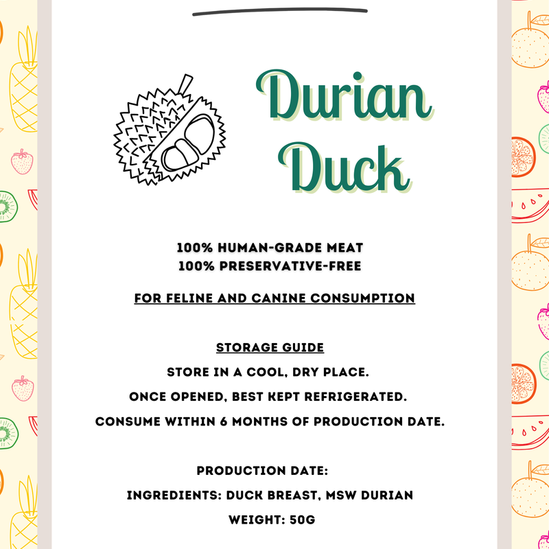 durian duck jerky