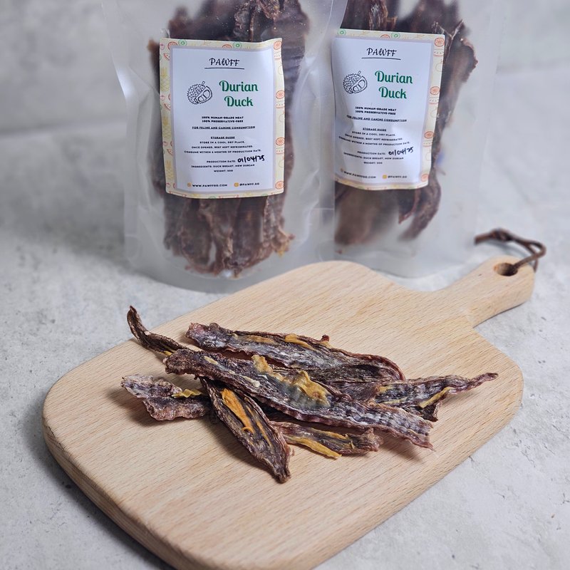 durian duck jerky