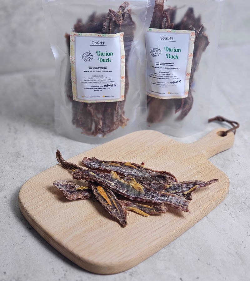 durian duck jerky