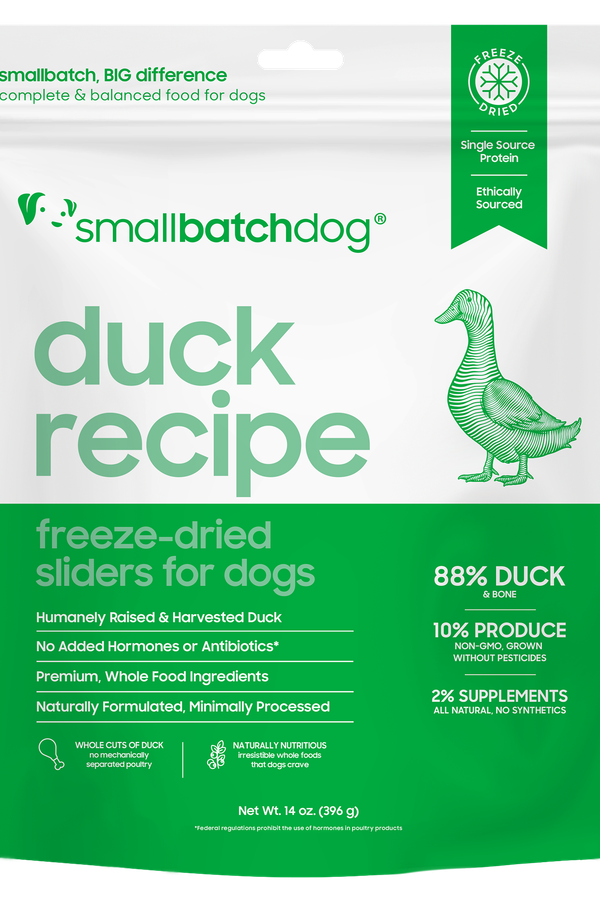 Smallbatch Freeze Dried Duck Sliders