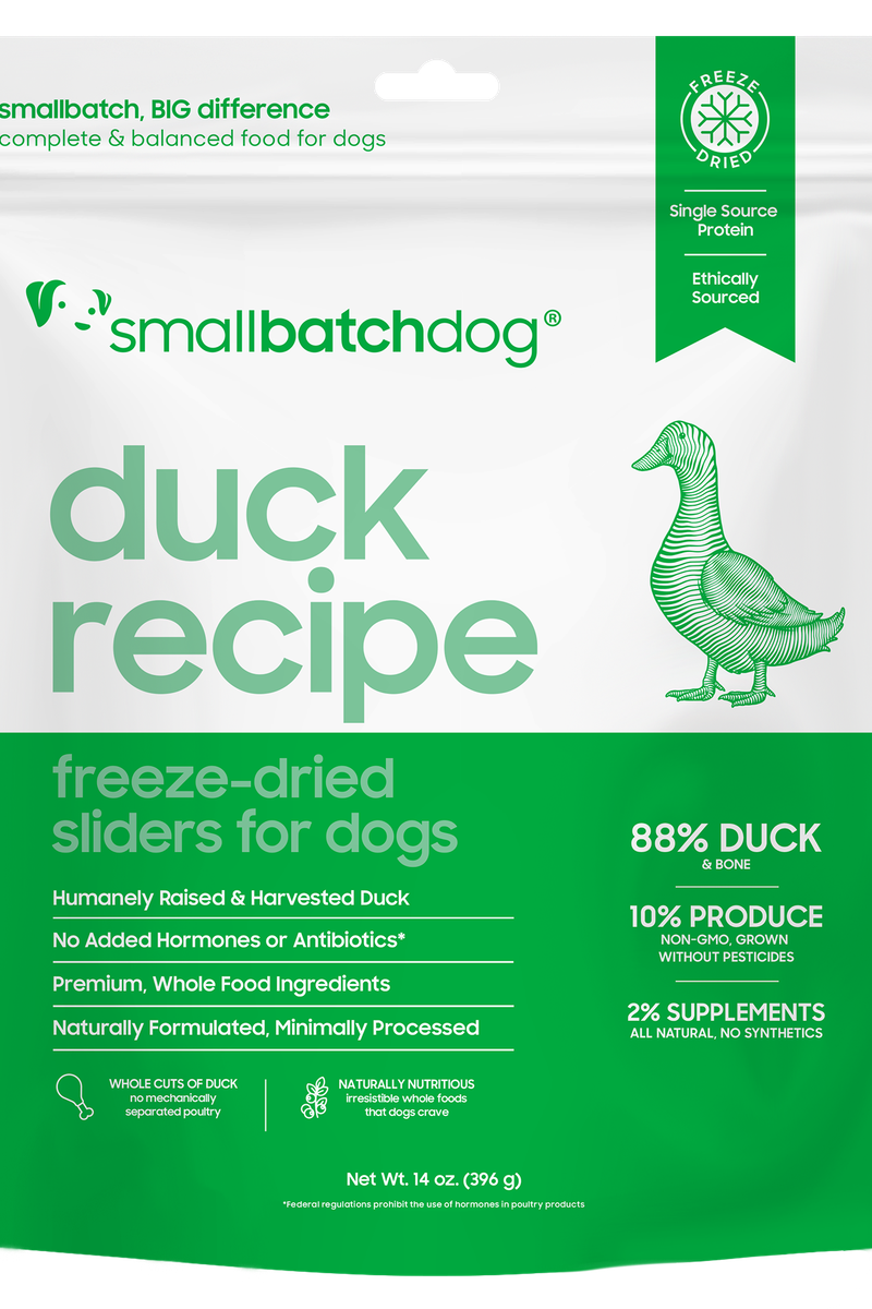 Smallbatch Freeze Dried Duck Sliders