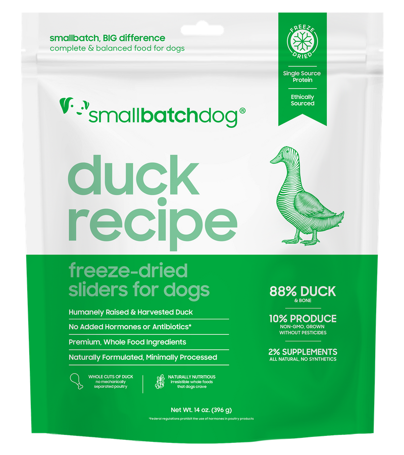 Smallbatch Freeze Dried Duck Sliders