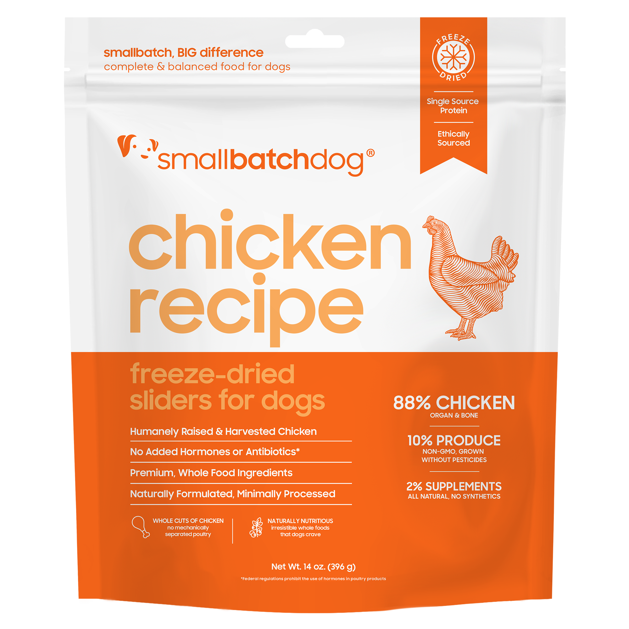 Smallbatch Freeze Dried Chicken Sliders