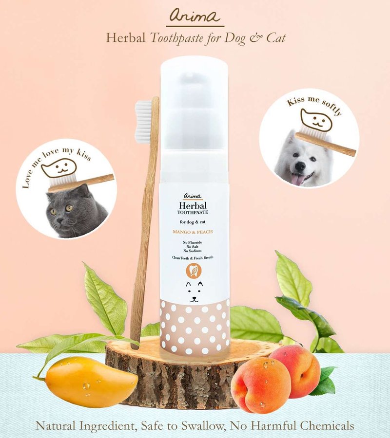 Anima Herbal Dog & Cat Toothpaste