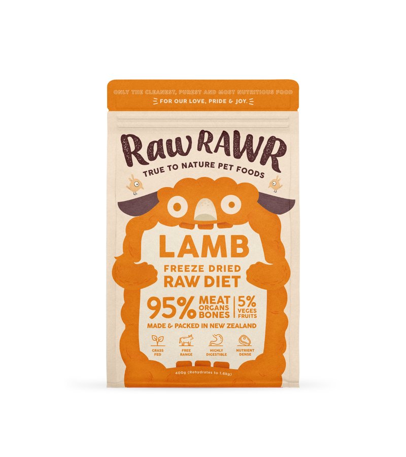 RAWR RAWR Freeze Dried Lamb Balanced Diet