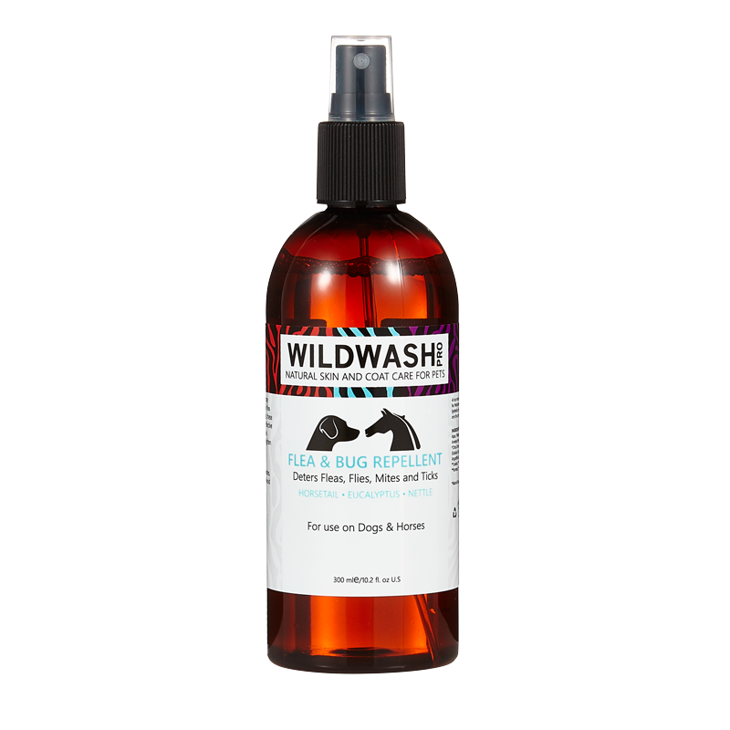 WildWash PRO Flea & Bug Repellent for Dogs and Horses 300ml